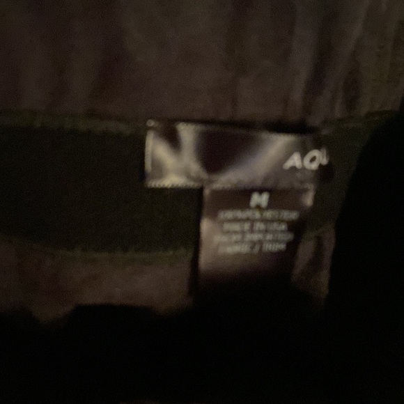 Aqua leather  look shorts - Picture 4 of 5